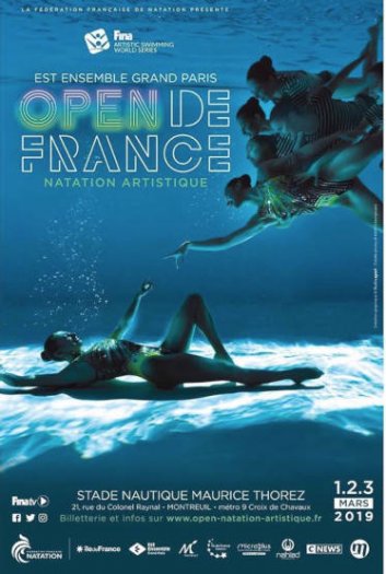 Open De France Synchronized Swimming Competition Paris