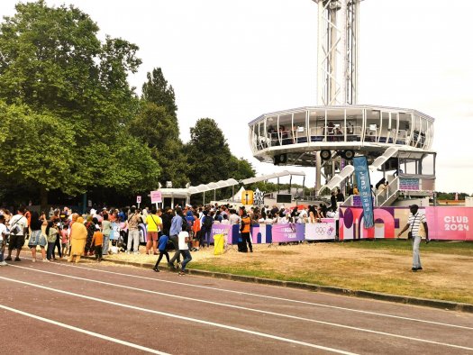 Fan zone parc Valbon la Courneuve JOP 2024, Parc des Jeux