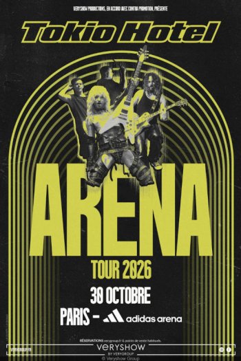 Tokio Hotel en concert  Paris - 2026