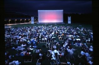 Cinma de plein air  la Villette