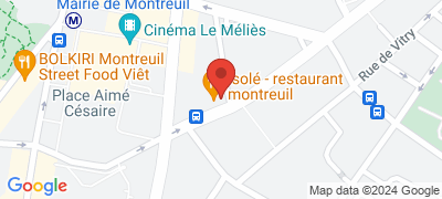 Restaurant Isol, 7 rue de Rosny, 93100 MONTREUIL